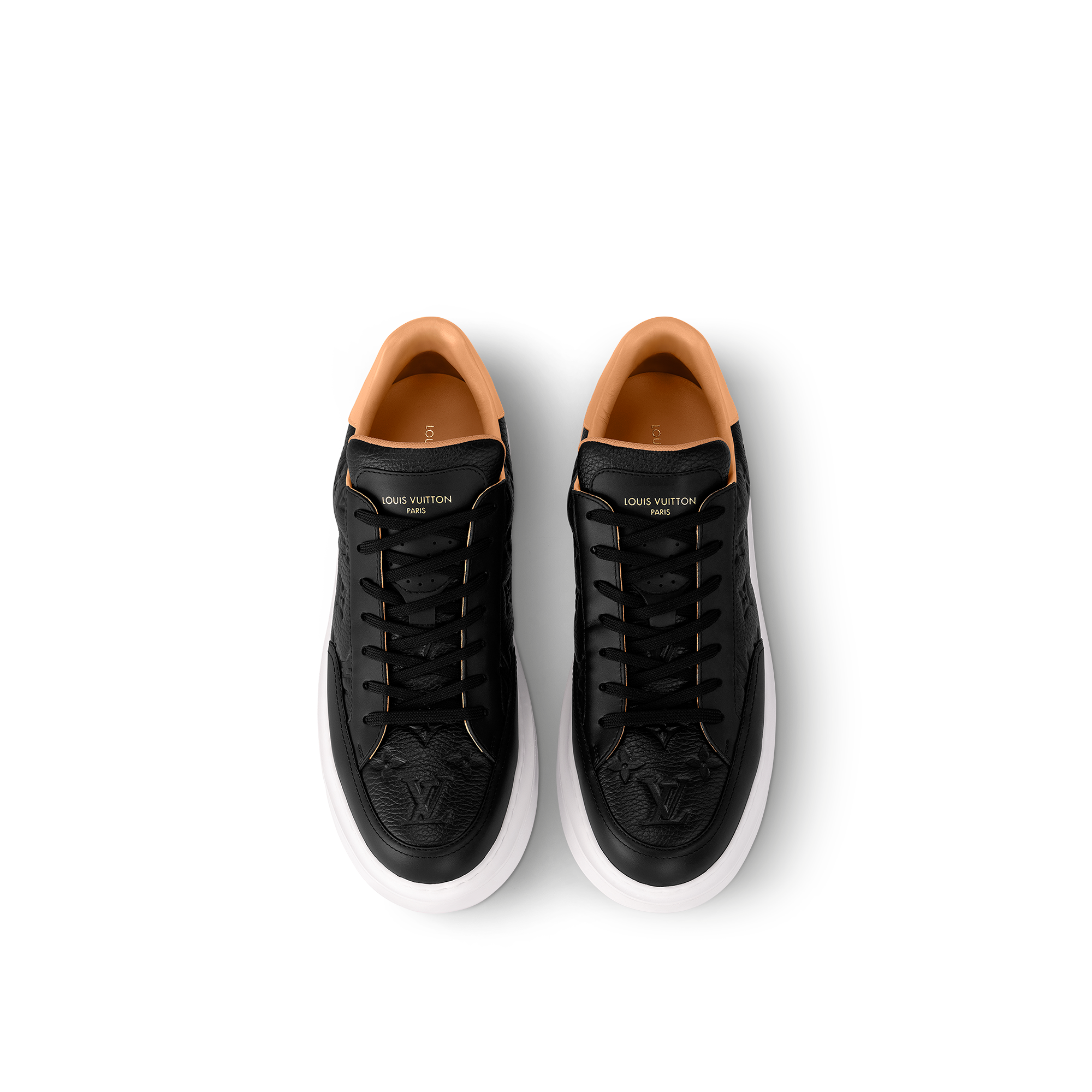 Louis vuitton trainers hot sale black gold